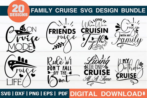 Family Cruise SVG Design Bundle: Professional Vector Assets