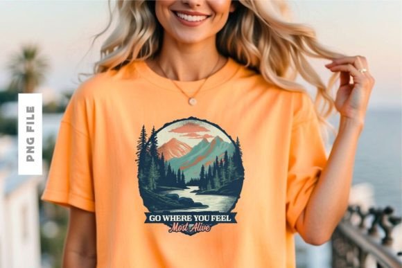 Go Where You Feel Most Alive Design: A Creative Asset