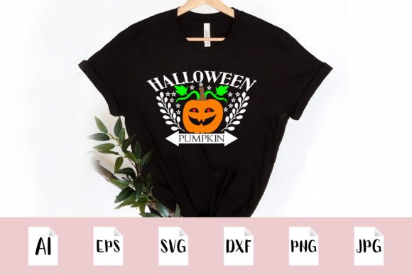 Halloween Pumpkin SVG T-Shirt Design: Elevate Your Creative Projects