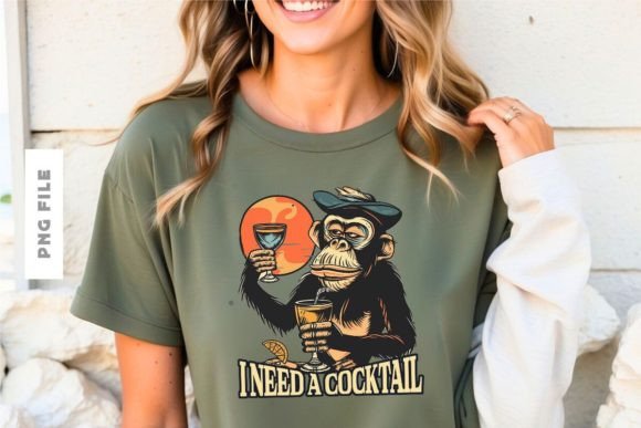 I Need a Cocktail T-shirt Design