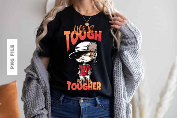 Life is Tough T-shirt Design: A Premium Visual Asset