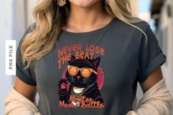 Never Lose the Beat: A Dynamic T-shirt Design for Modern Creators