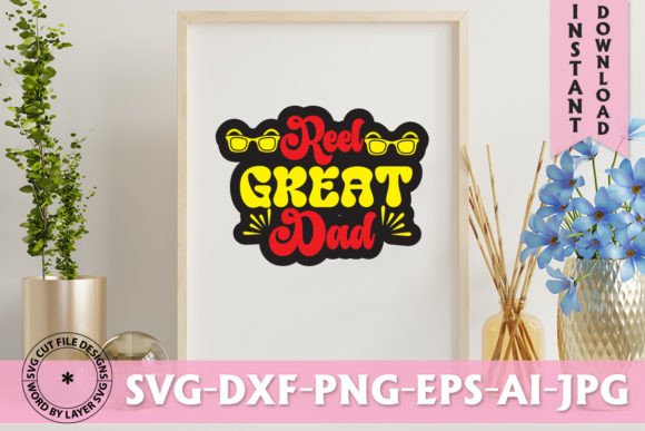 Reel Great Dad Retro Design: A Vintage Asset for Modern Branding