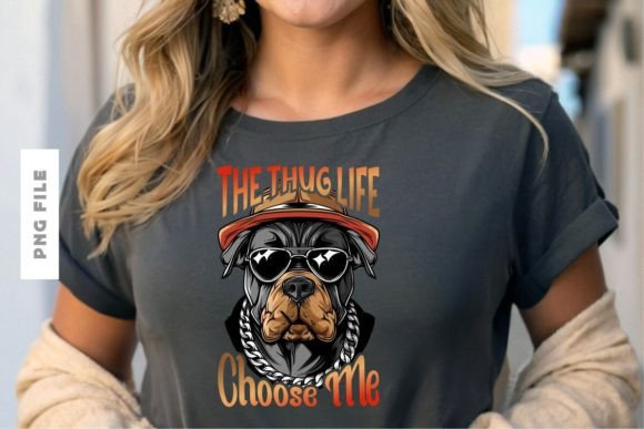The Thug Life Choose Me T-shirt Design: A Modern Graphic Asset