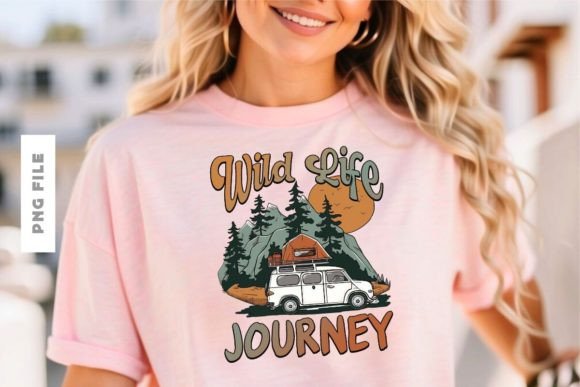 Wild Life Journey T-shirt Design: A Creative Asset